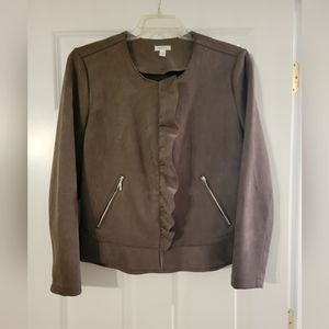 Suede Women's Blazer